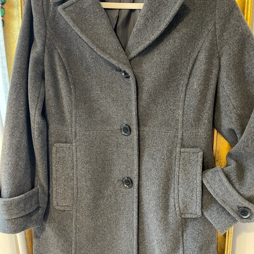 Wool Blend Pea Coat
